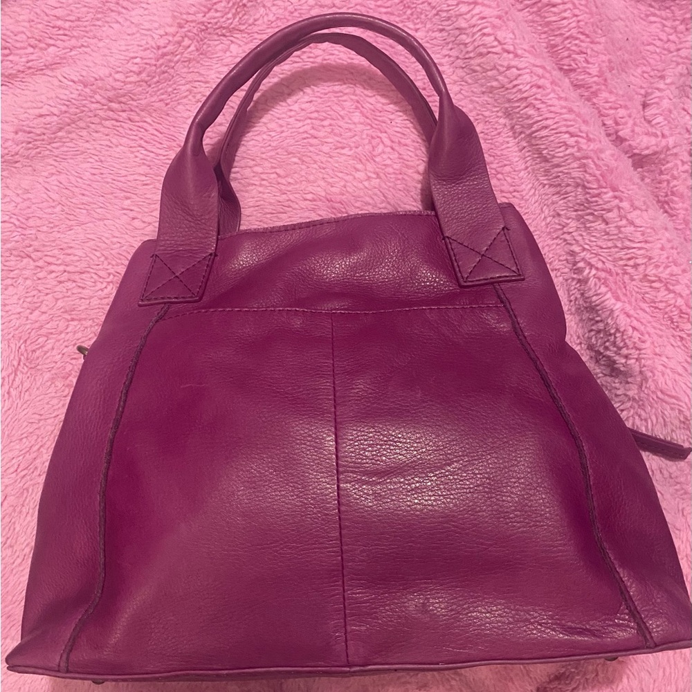 American Leather Company Ada Triple Entry satchel - Picture 4 of 5